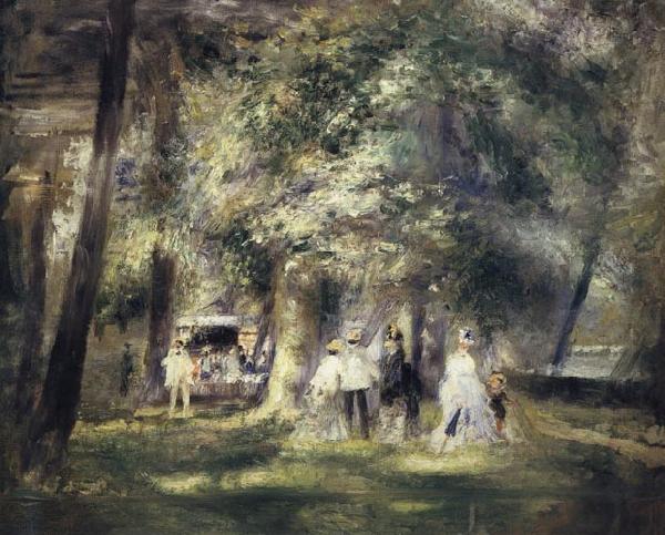 Pierre Renoir Inthe St Cloud Park oil painting picture